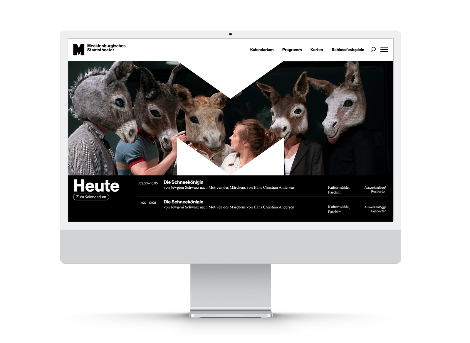 Werbeagentur Landsiedel Müller Flagmeyer, Nordhausen: Mecklenburgisches Staatstheater Schwerin Website